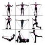 Extensor Elástico Exercícios Ginástica Musculação Multifuncional - Médio - Azul Esportes