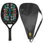 Raquete Beach Tennis Carbono 3K C/ Capa - Atsoft 5.0 -  Geométrica - Athi