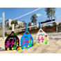 Raquete de Beach Tennis Atsoft 5.0 - Azul - Athi