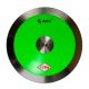 Disco Atletismo Aço/ABS 1,75kg - Verde - Athi