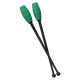 Maça Ginástica Rítmica Conectável Pro 45cm - Preta e Verde - Azul Esportes