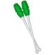 Maça Ginástica Rítmica Conectável 40cm - Branca e Verde - Azul Esportes 