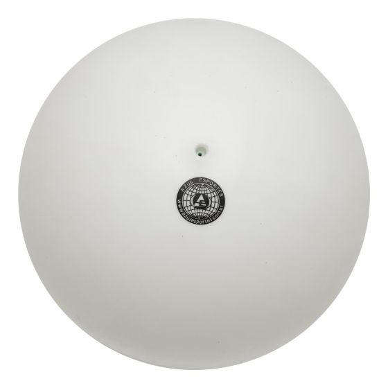 Bola Ginástica Rítmica 400g - Lisa Branca - Azul Esportes