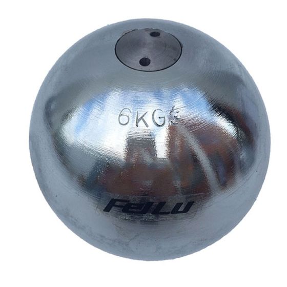Peso Atletismo Aço Inoxidável 6kg 107mm - Feilu Taishan